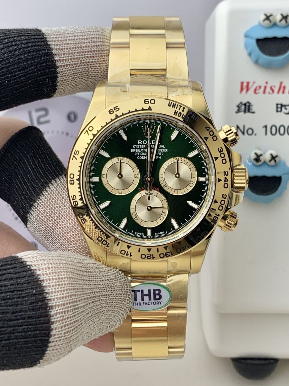 NS⌚THB 新款绿金迪 新款面 4131机芯