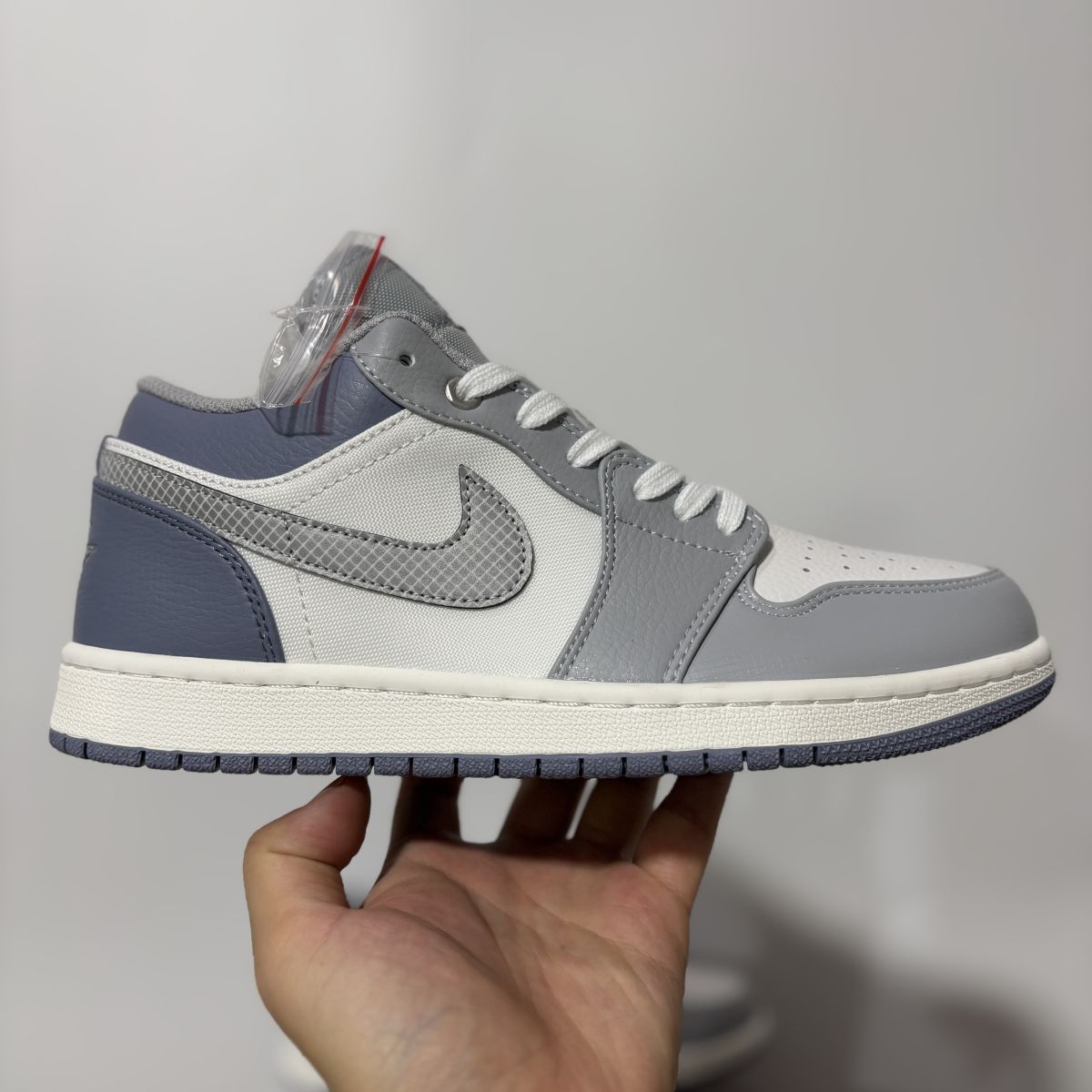 AJ1 low白灰蓝 Air Jordan 1 SE CN 乔1舒适柔软 透气 低帮 复古篮球鞋 IX5003-101
