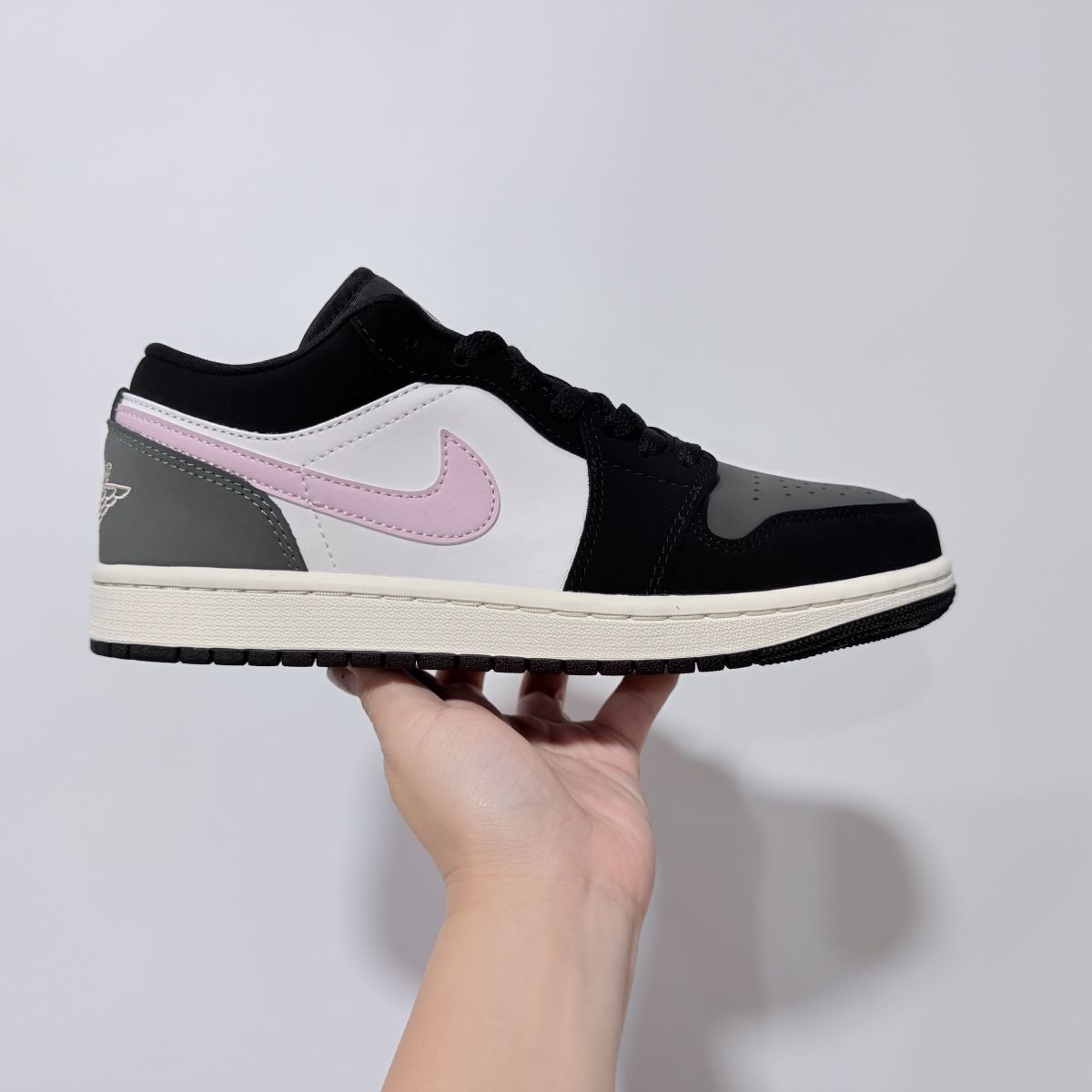 AJ1 low黑白粉 DT纯原版⚡️Air Jordan 1 乔1低帮舒适贴合复古篮球鞋 II3788-003