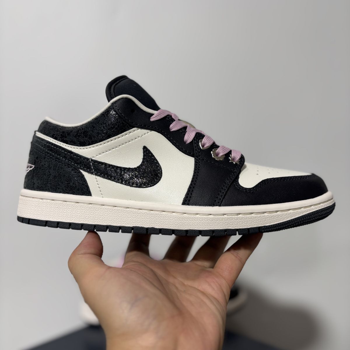 AJ1黑粉 DT纯原⚡️Air Jordan 1 SE Iced Carmine 乔1舒适贴合 低帮 复古篮球鞋 II0595-001