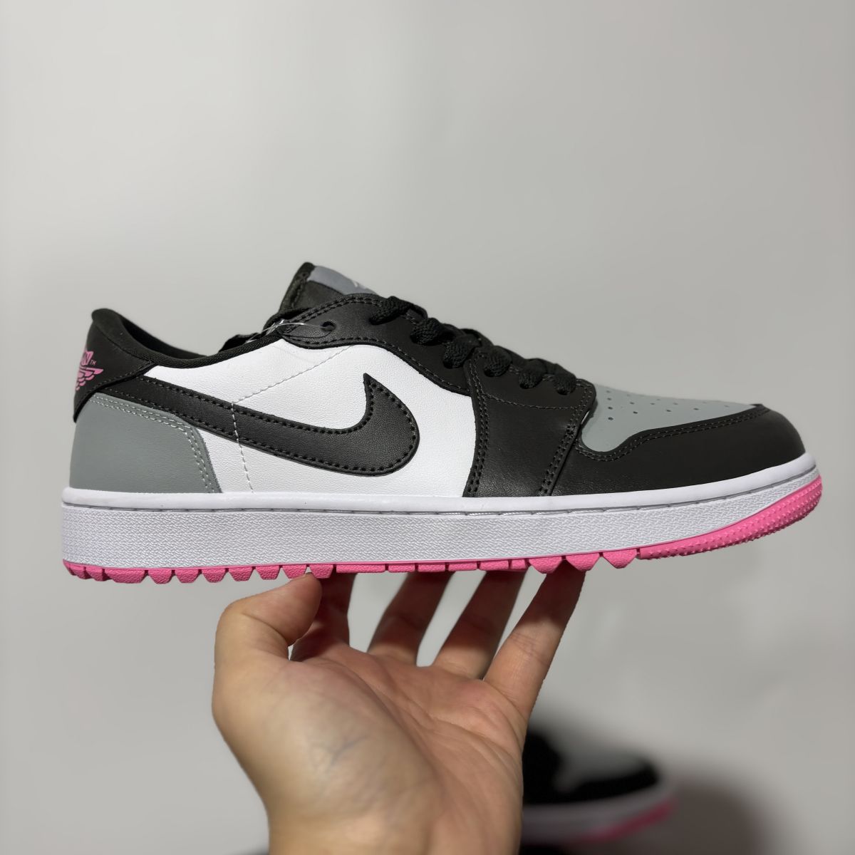 AJ1高尔夫黑白粉 DT纯原版⚡️Air Jordan 1 Low Golf乔1 高尔夫复古运动休闲鞋男女同款 DD9315-119