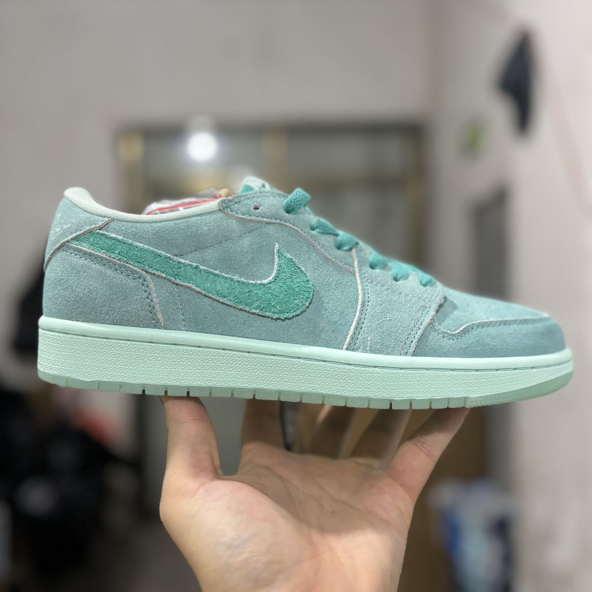 AJ1 low蓝绿色 Air Jordan 1 Low OG“Washed Teal”乔1低帮时尚复古篮球鞋 HQ8111-300
