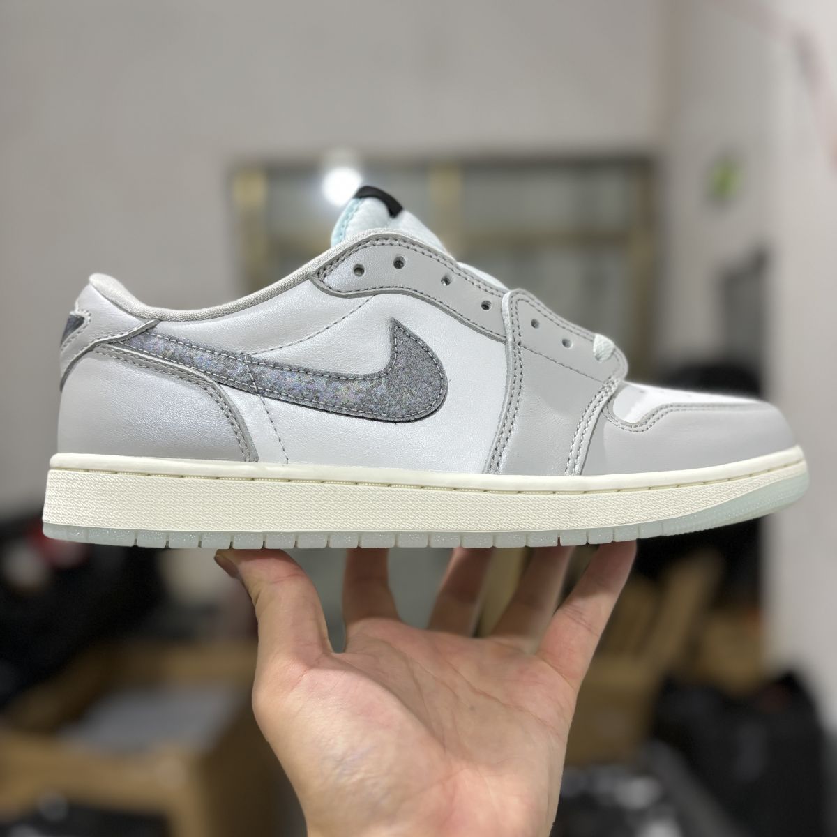 AJ1白银龙年限定 纯原版⚡️Air Jordan 1 Low 乔1低帮百搭舒适 防滑耐磨篮球鞋 HF3144-100