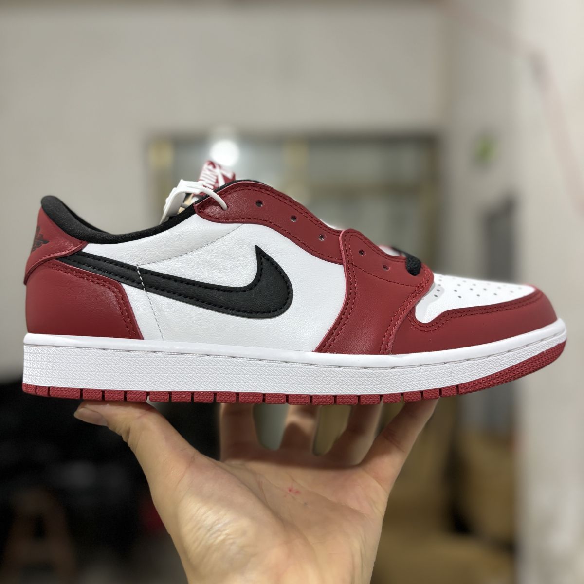 AJ1 low芝加哥 纯原版⚡️Air Jordan 1 Chicago Low 乔1白红芝加哥大学休闲板鞋 705329-600