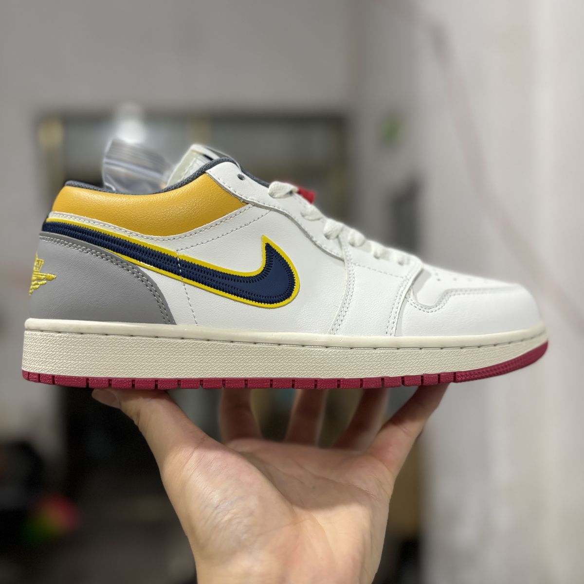 AJ1低帮帆白 Air Jordan 1 LOW PREMIUM 乔1低帮舒适 防滑减震耐磨板鞋 HV4511-133