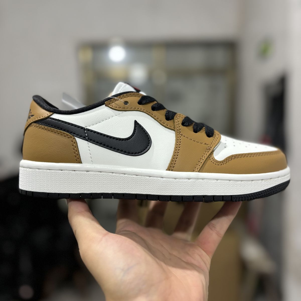 AJ1 low白棕 Air Jordan 1 Low rookie of the year 乔1 低帮复古运动休闲鞋男女同款 CZ0790-107