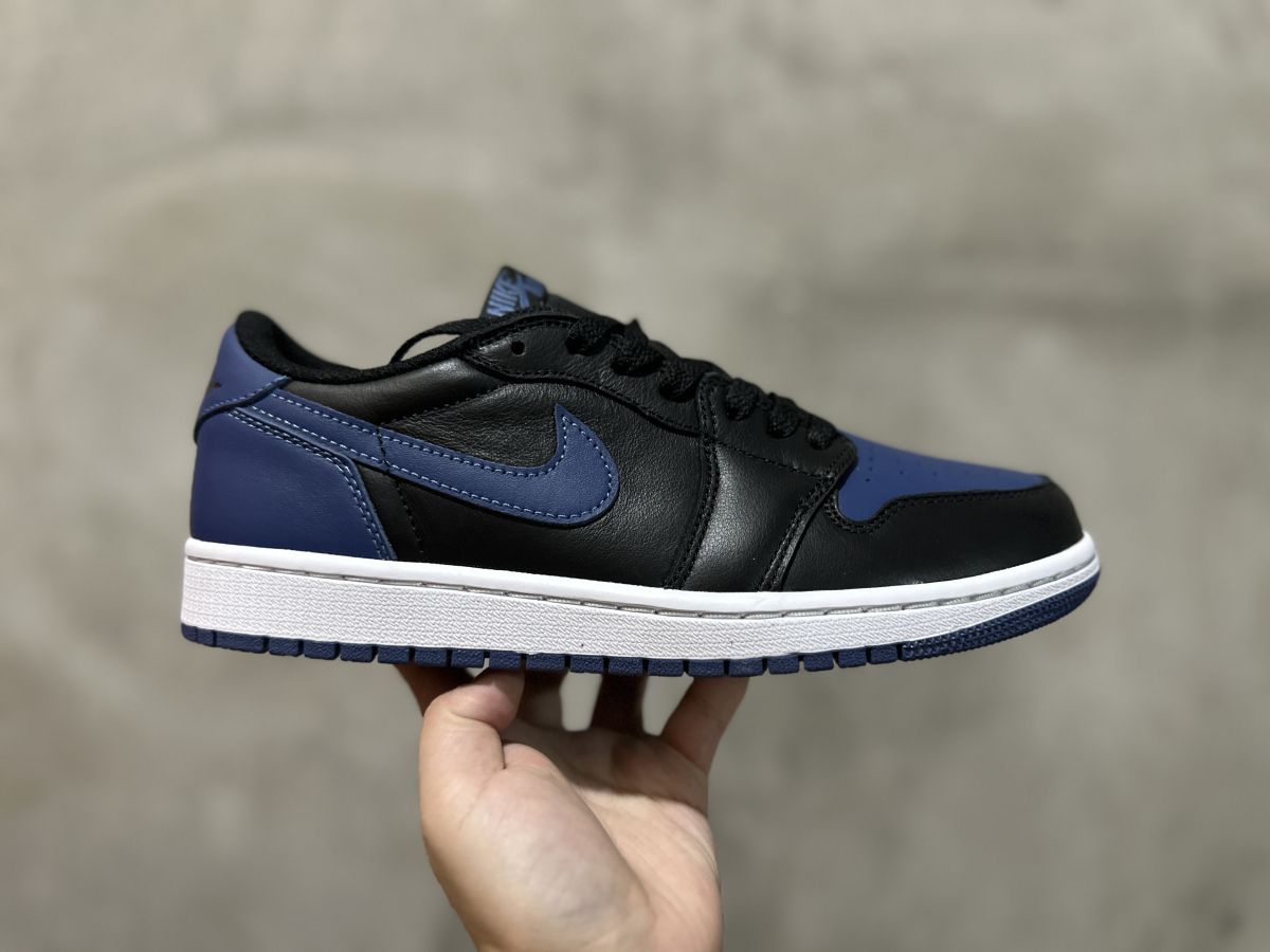 AJ1 low黑蓝 纯原版⚡️Air Jordan 1 Retro Low 乔 1 黑蓝低帮板鞋 CZ0775-041