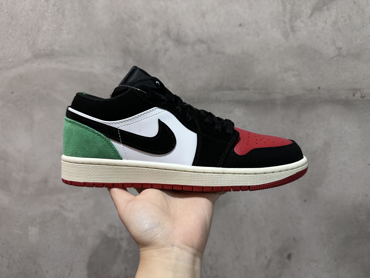 AJ1 low红绿鸳鸯 Air Jordan 1 Low 乔 1低帮复古篮球鞋 FQ6703-100