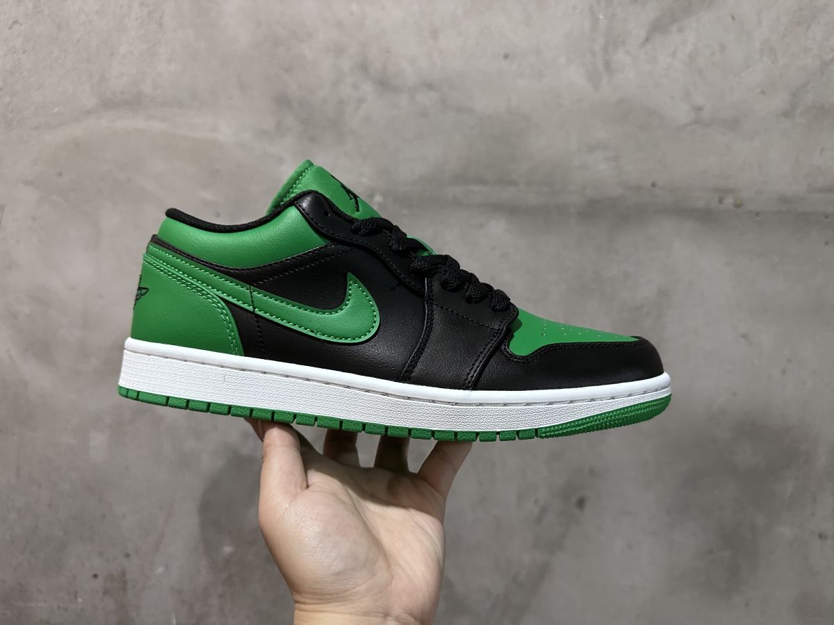 AJ1 low 幸运绿 纯原版️ Air Jordan 1 Low "Lucky Green" 乔 1 黑绿幸运绿低帮板鞋 553558-065