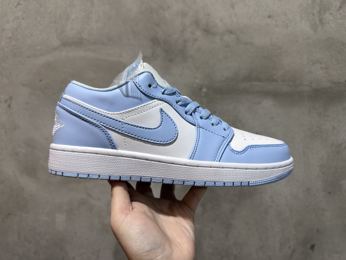 AJ1 low大学蓝 Air Jordan 1 Low AJ1大学蓝 白蓝低帮 北卡蓝 蓝球鞋DC0774-141
