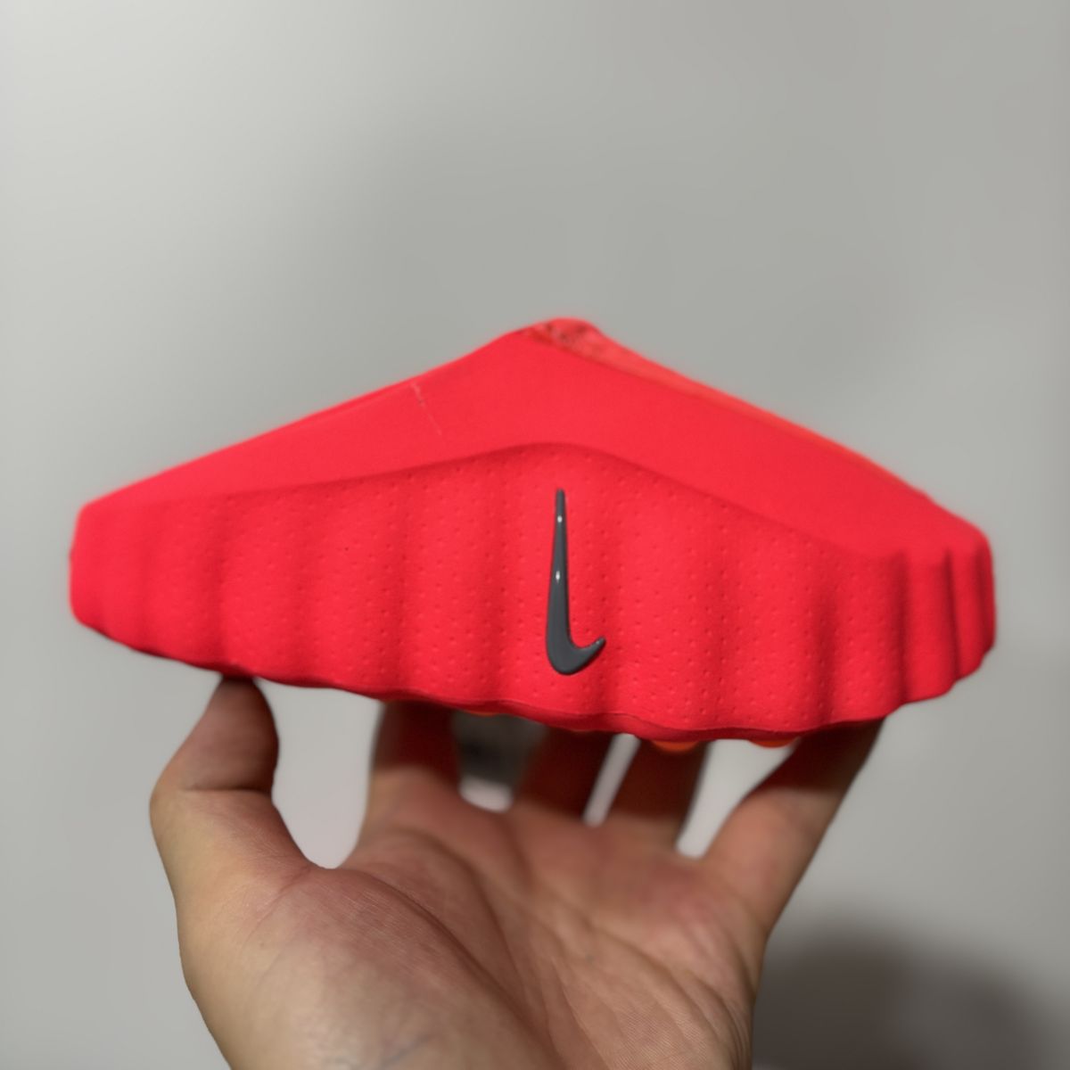 耐克按摩拖鞋童鞋红色 纯原版⚡️ Nike Mind 001 舒适贴合科技风包头拖鞋 男女同款 偏小一码 HQ4309-600