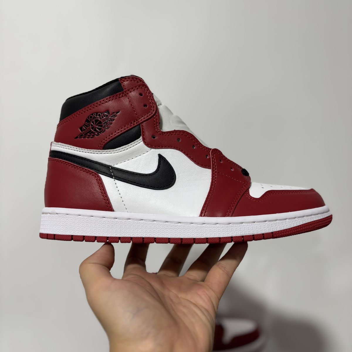 AJ1芝加哥 头层⚡️Air Jordan 1 High OG 乔1经典芝加哥复刻篮球鞋 555088-101