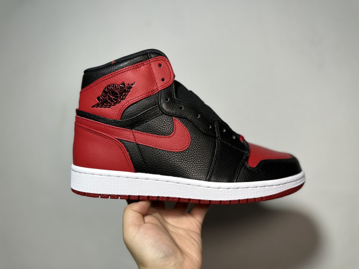 AJ1黑红禁穿 纯原版⚡️Air Jordan 1 乔1黑红高帮运动鞋 432001-001
