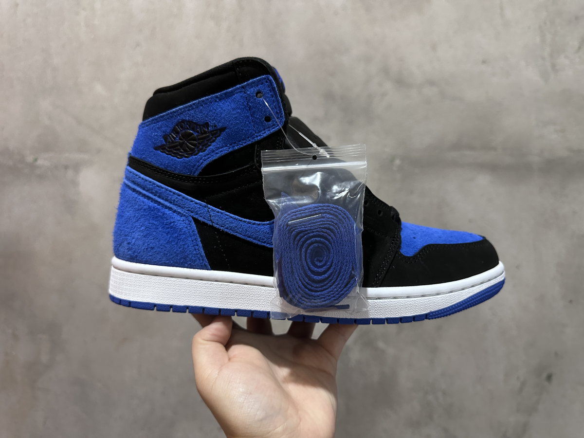 AJ1皇家蓝 原盒⚡️Air Jordan 1 High OG "Roval Suede"' 乔 1 潮流翻毛皮 减震防滑耐磨 高帮 复古篮球鞋 皇家蓝2023年版 DZ5485-042