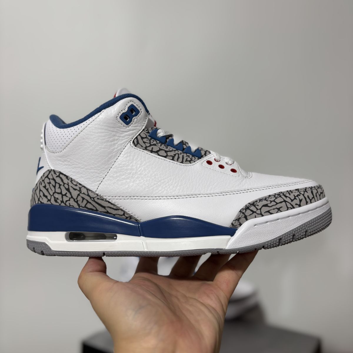 AJ3真蓝复刻 特供LJR版‼️Air Jordan 3 Retro 乔3舒适时尚 支撑 中帮 复古篮球鞋 IF4396-104