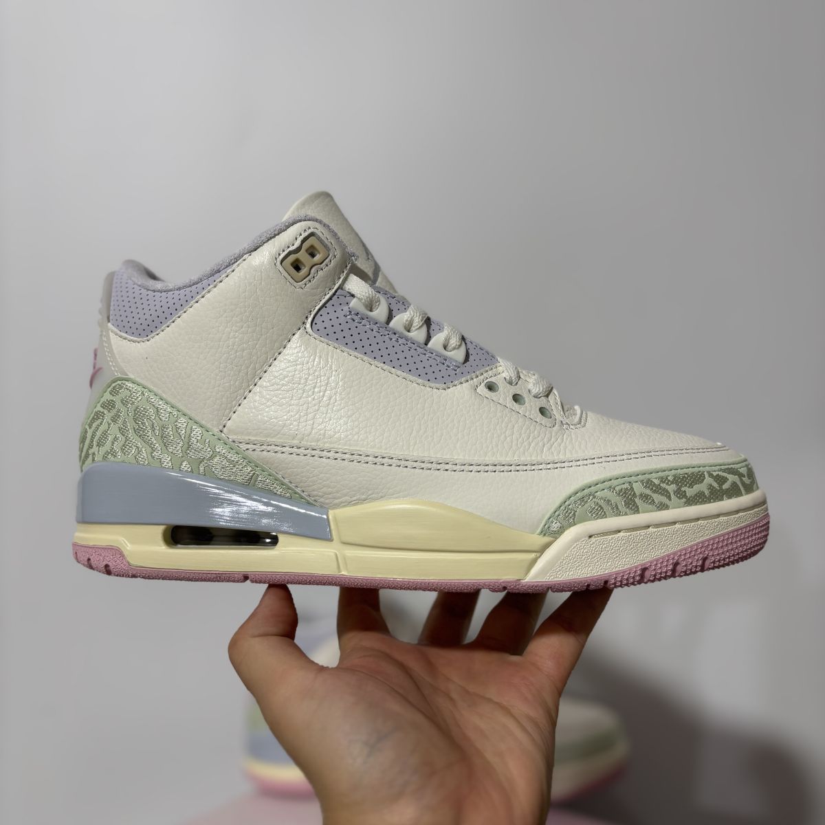 AJ3马卡龙配色 XP纯原版⚡️Air Jordan 3 Retro "Sail and Jade Aura"乔3舒适时尚 支撑 中帮 复古篮球鞋 IF4396-100