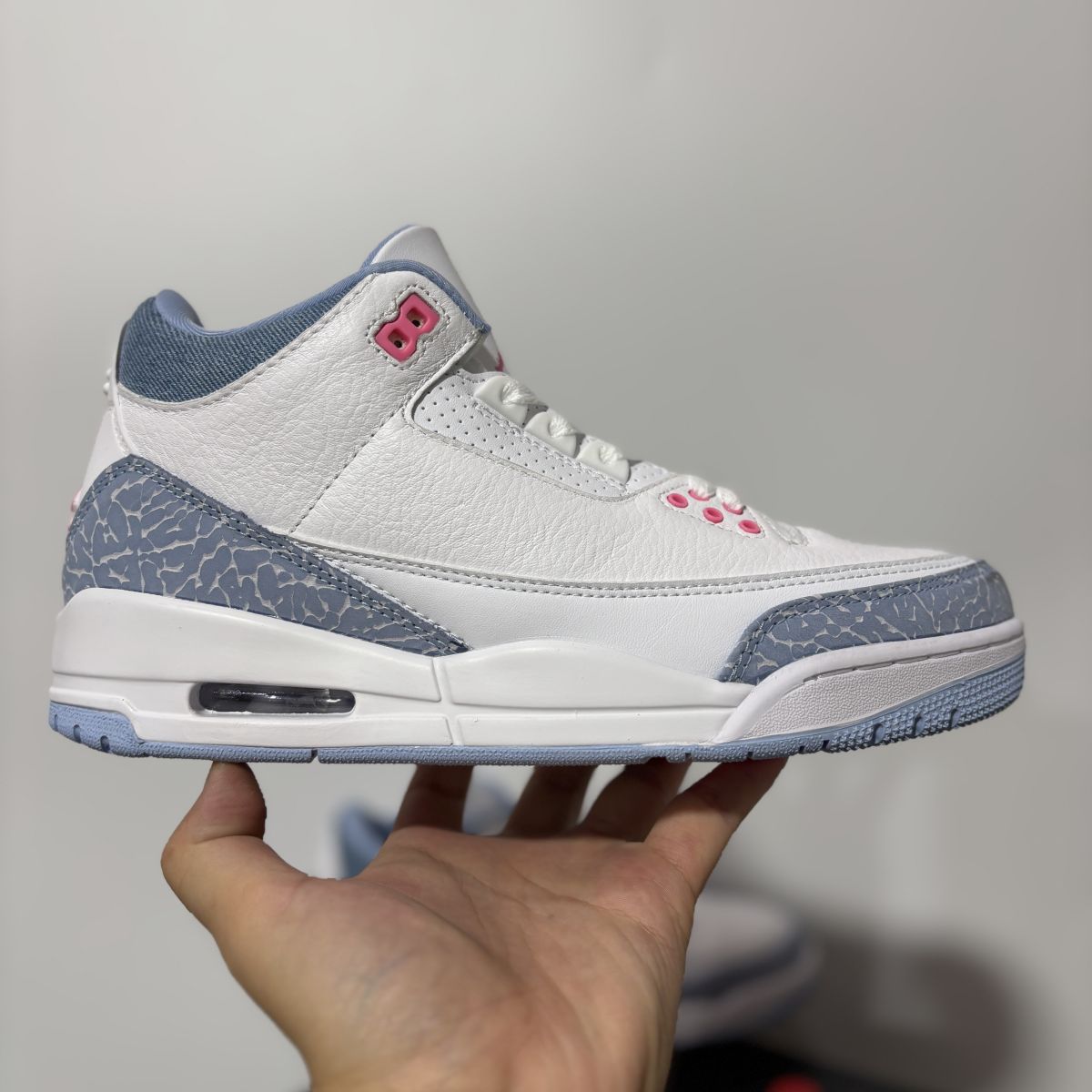 AJ3白粉蓝 LT版⚡️Air Jordan 3 Retro GS乔3舒适百搭篮球鞋 HQ0784-101