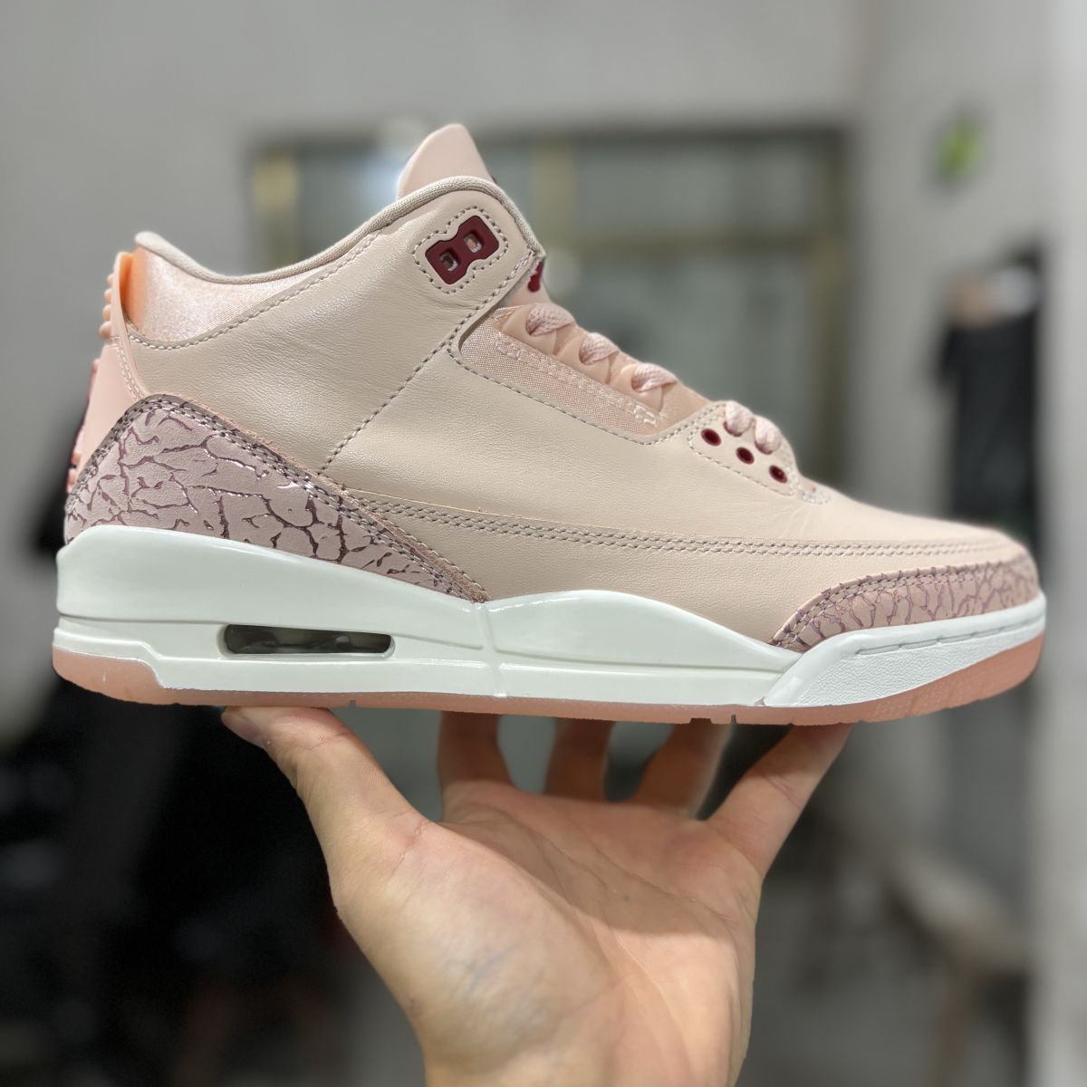 AJ3粉红情人节 OG纯原版⚡️Air Jordan 3 Valentine’s Day 乔3耐磨 低帮 复古篮球鞋 HJ0178-600