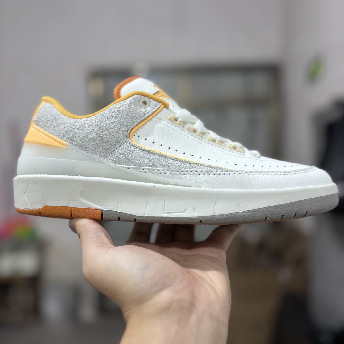 AJ2低帮灰橙 Air Jordan 2 Low 乔2低帮复古篮球鞋 DV9956-118