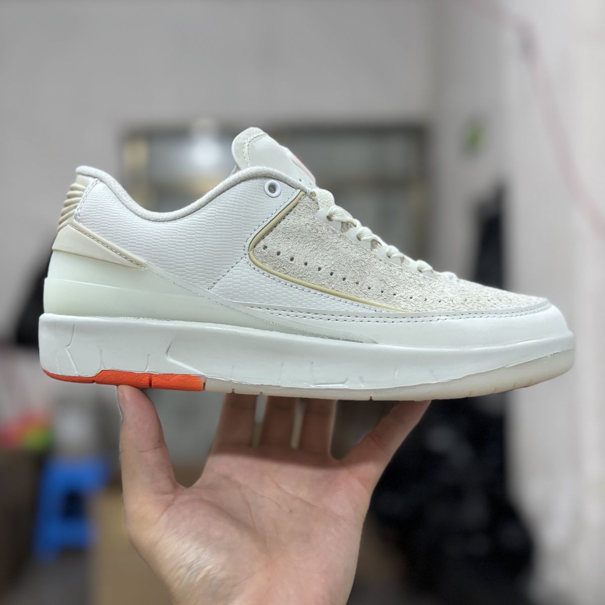 AJ2低帮灰橙 Air Jordan 2 Low 乔2低帮复古篮球鞋 FJ5736-100
