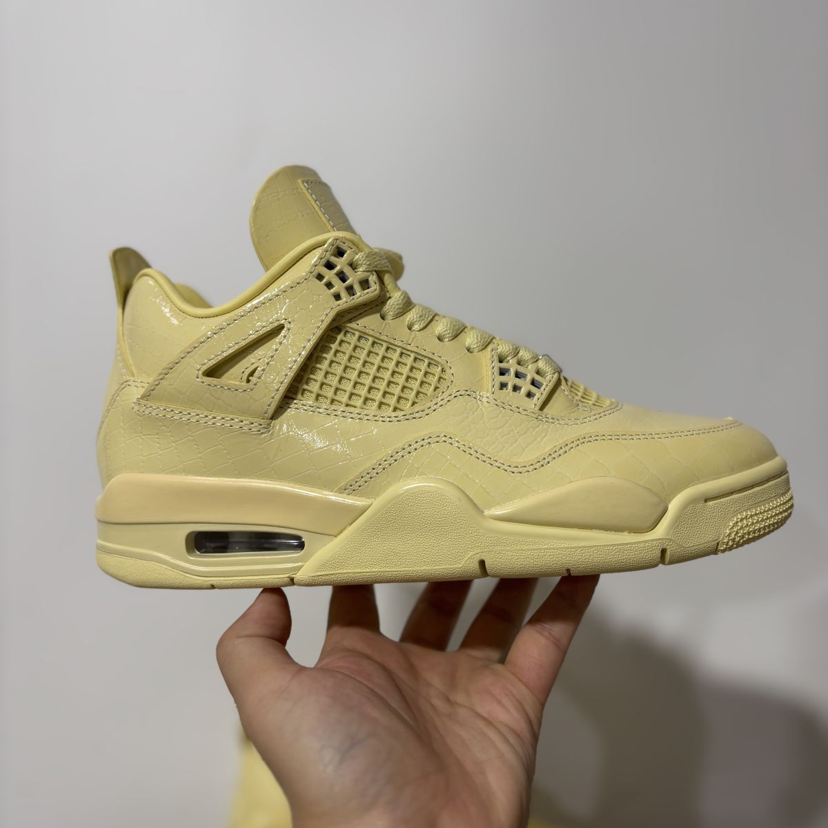 AJ4柠檬黄 TK巅峰版⚡️Jordan × J. Balvin Air Jordan 4 舒适柔软 复古篮球鞋 男款 IW2872-700