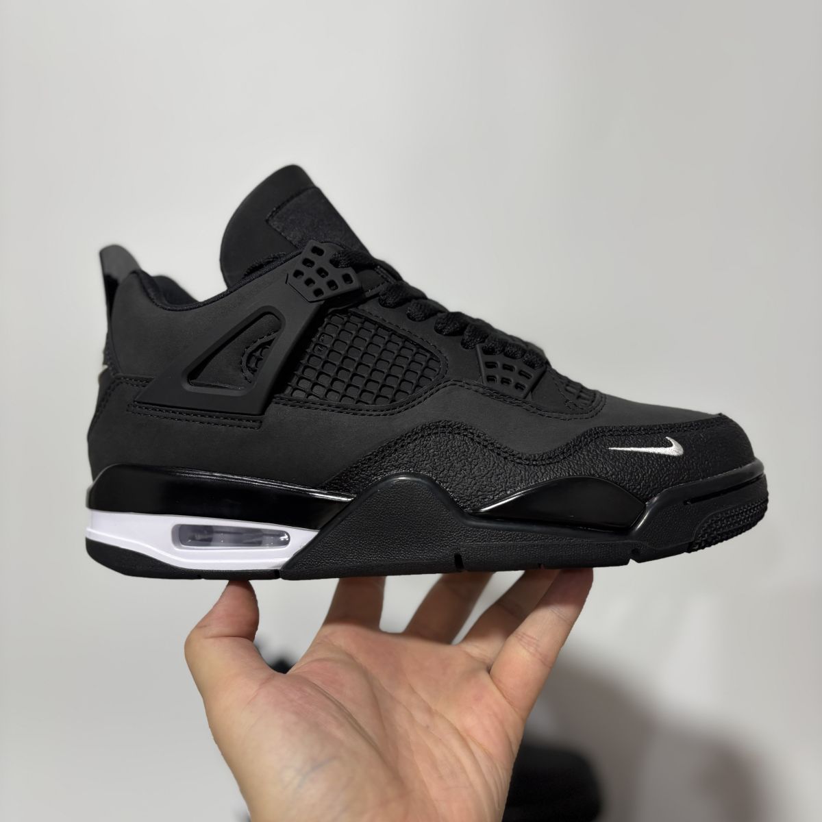 AJ4黑砖 性价比⚡️Nigel Sylvester x Jordan Air Jordan 4 OG "Brick by Brick"BIKE 乔4耐磨 低帮 复古篮球鞋 HF4340-001