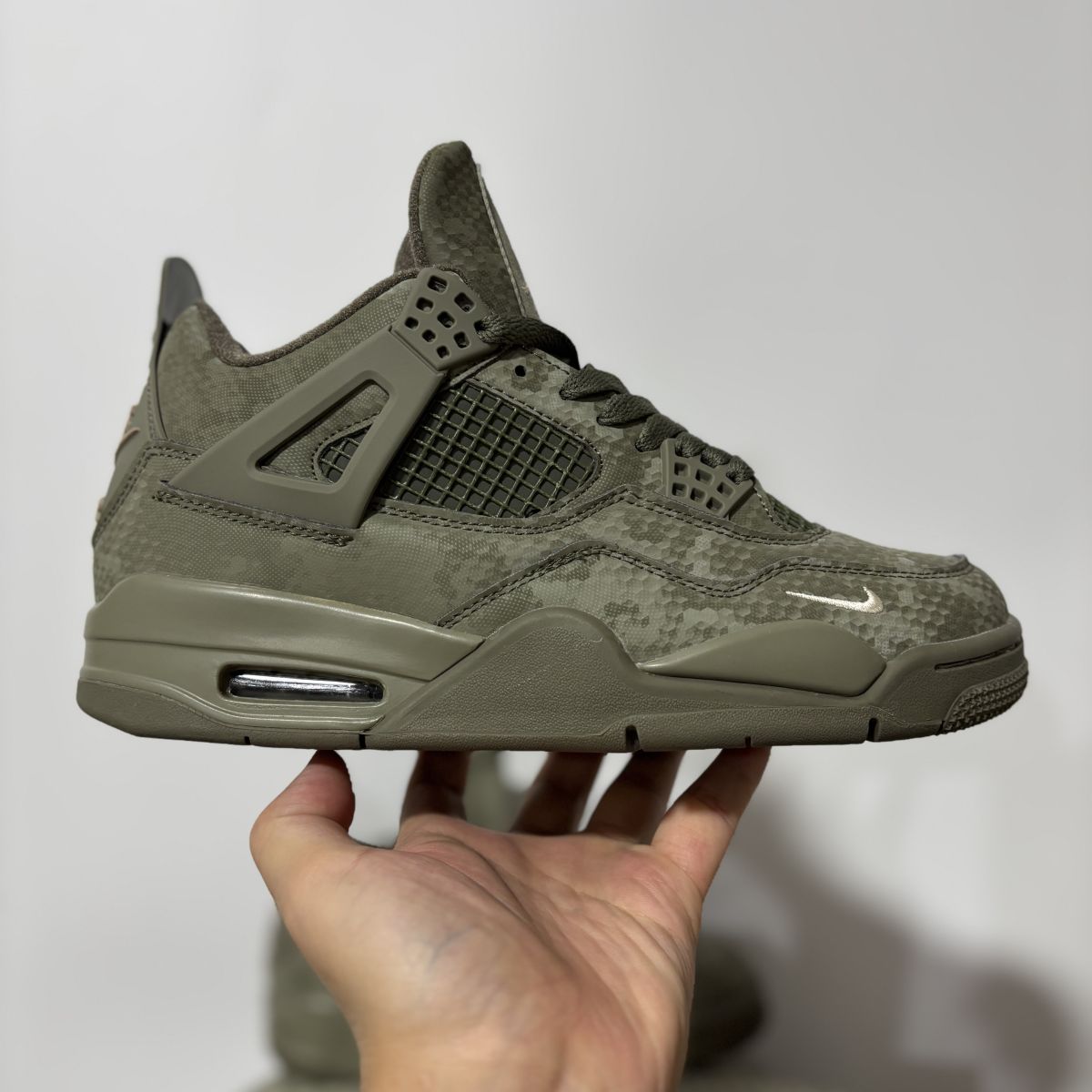 AJ4绿蛇纹 Air Jordan 4 乔4军绿蛇纹篮球鞋 HF4340-012