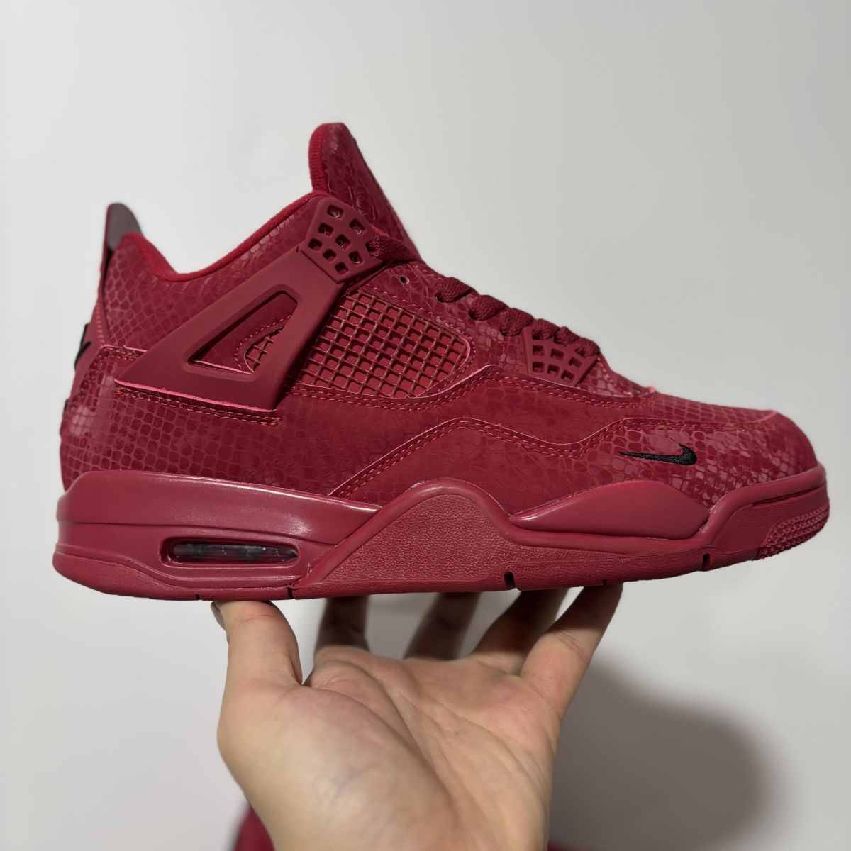 AJ4红蛇纹 Air Jordan 4 乔4大红蛇纹篮球鞋 HF4340-103