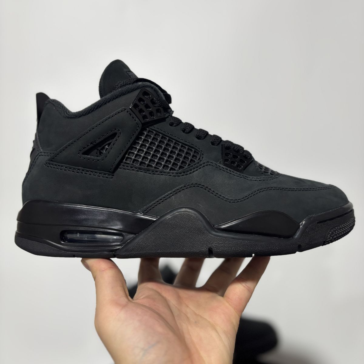 AJ4黑猫复刻2025 TK巅峰版⚡️Air Jordan 4 “Black Cat”乔4时尚舒适 防滑耐磨 中帮 复古篮球鞋 男女同款 FV5029-010