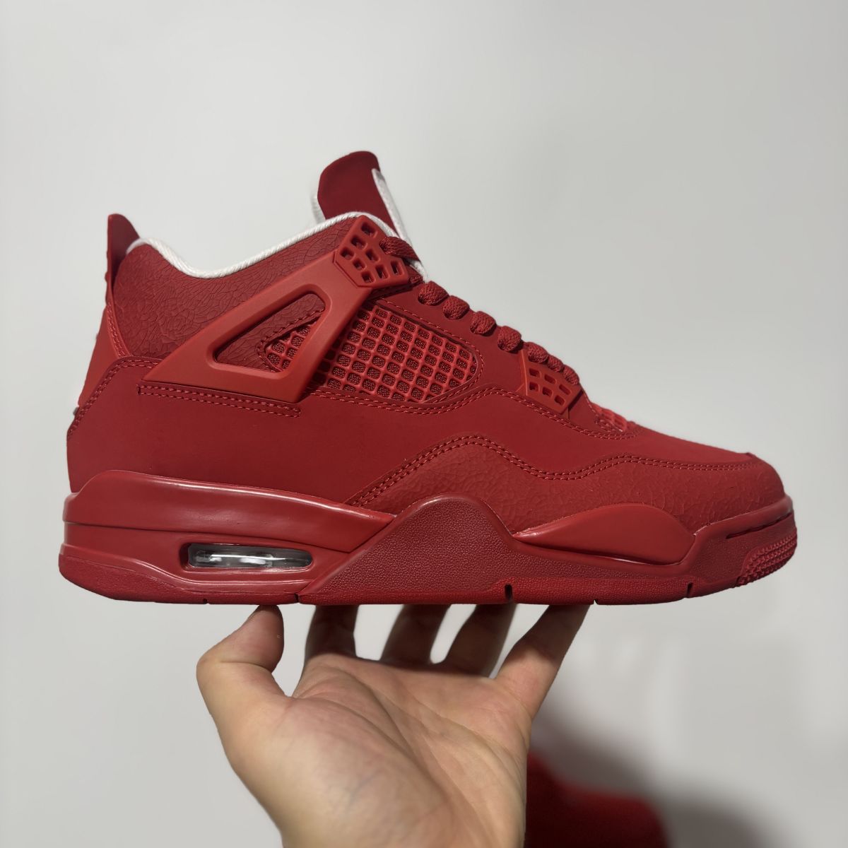 AJ4大红 纯原版⚡️Air Jordan 4 乔4中国红白红篮球鞋 FV5029-600
