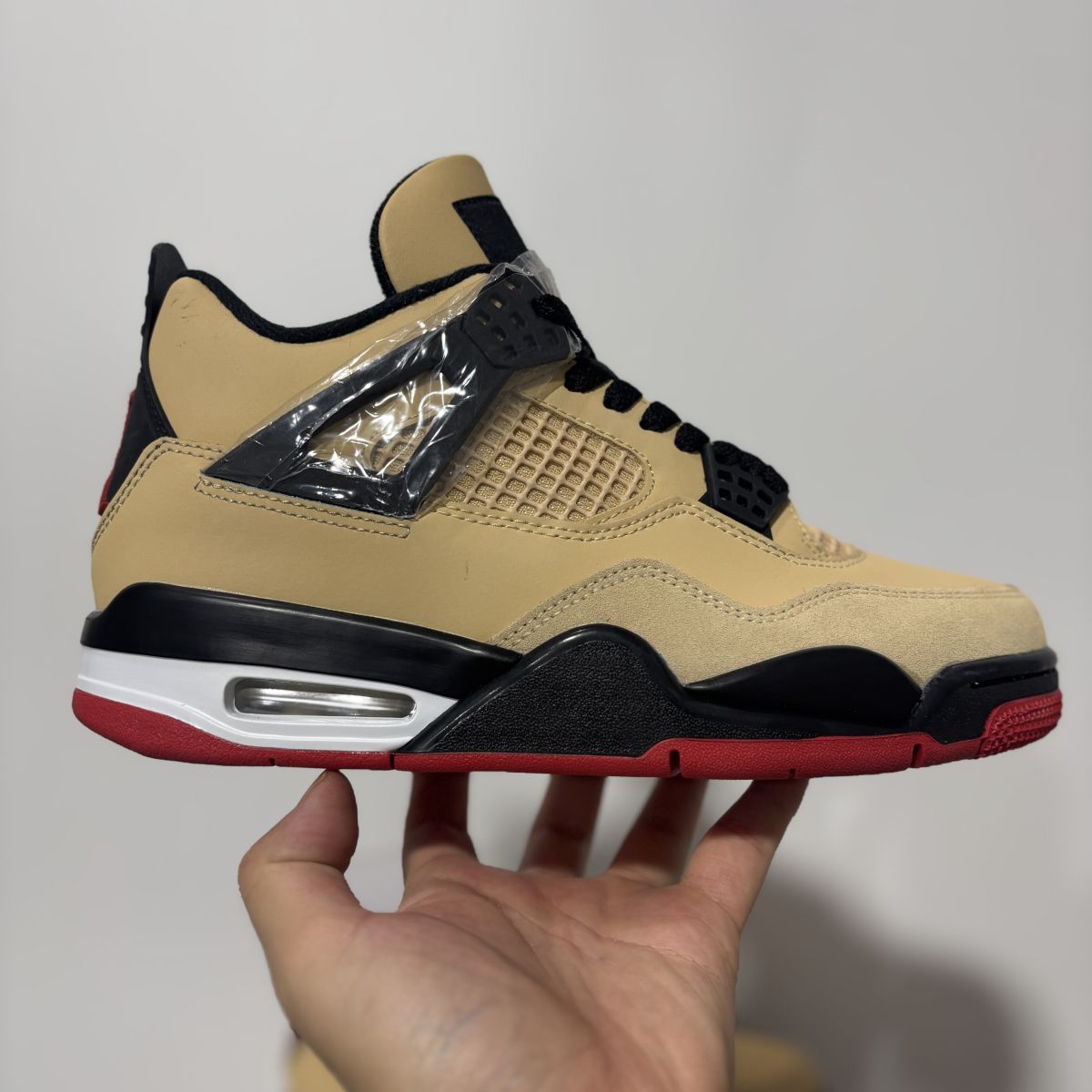 AJ4棕红披萨 F纯原版⚡️Air Jordan 4 GS「Pizza」 乔4披萨配色篮球鞋 IH2094-20013