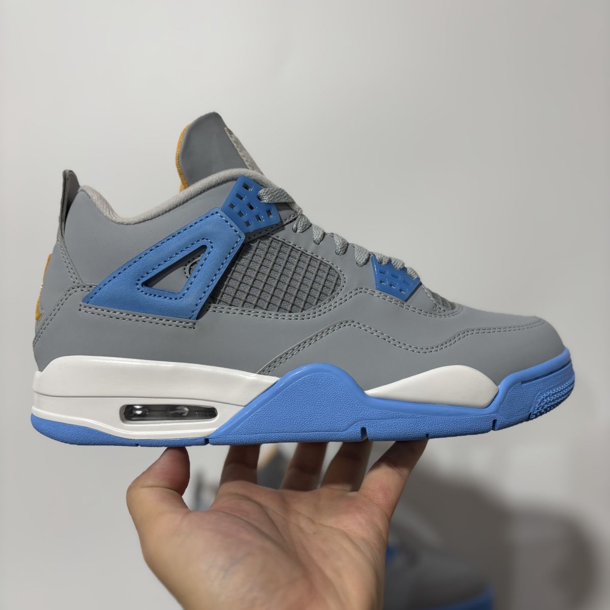 AJ4新灰蓝 LT纯原⚡️Air Jordan 4 retro mist blue 乔4狼灰蓝篮球鞋 314254-041